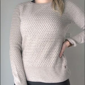 American Eagle Tan Knit Sweater